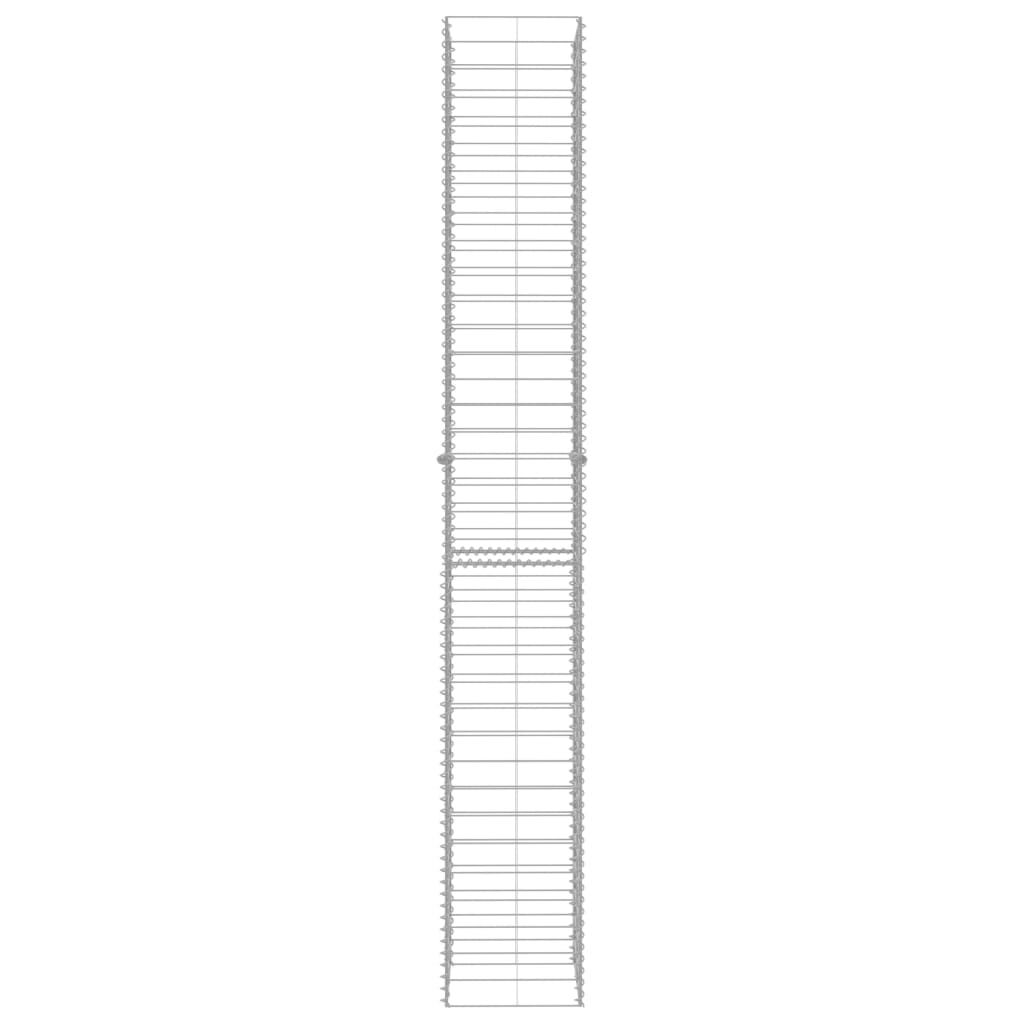 vidaXL Συρματοκιβώτια Σετ 3 τεμ. 25 x 25 x 197 εκ. Γαλβανισμένο Ατσάλι