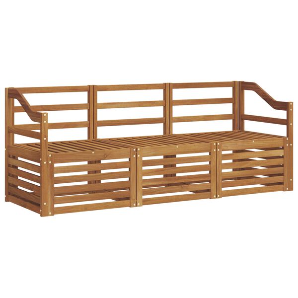 vidaXL &Sigma;&epsilon;&tau; &Kappa;&alpha;&nu;&alpha;&pi;έ 3 pcs &Phi;&upsilon;&sigma;&iota;&kappa;ό &Sigma;&tau;&epsilon;&rho;&epsilon;ό &Xi;ύ&lambda;&omicron; &Alpha;&kappa;&alpha;&kappa;ί&alpha;&sigmaf;