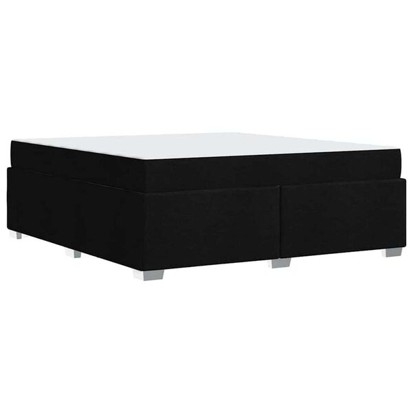 vidaXL Σκελετός Κρεβατιού Άλλο Μαύρο 180 x 200 cm ύφασμα