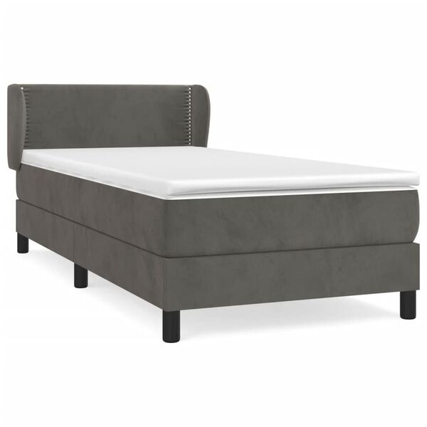 vidaXL &Kappa;&rho;&epsilon;&beta;ά&tau;&iota; Boxspring &mu;&epsilon; &Sigma;&tau;&rho;ώ&mu;&alpha; &Sigma;&kappa;&omicron;ύ&rho;&omicron; &Gamma;&kappa;&rho;&iota; 80x200 &epsilon;&kappa;. &Beta;&epsilon;&lambda;&omicron;ύ&delta;&iota;&nu;&omicron;