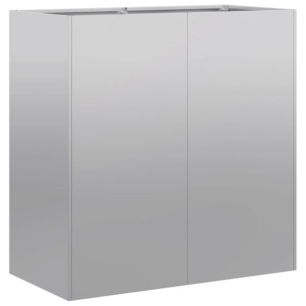 vidaXL Ζαρντινιέρα 80x40x80 εκ. από Γαλβανισμένο Ατσάλι