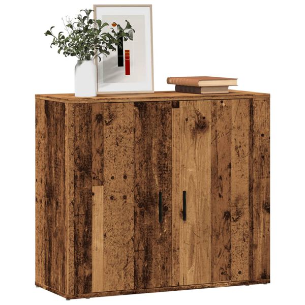 vidaXL Συρταριέρα Όψη Παλαιού Ξύλου 80x33x70 εκ. Επεξεργασμένο Ξύλο