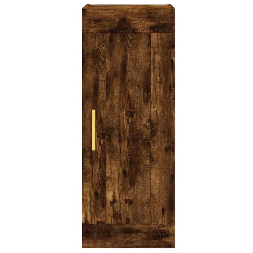 vidaXL Ντουλάπι Καπνιστή δρυς 34,5x34x180 εκ. από Επεξεργασμένο Ξύλο
