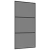 vidaXL &Sigma;&upsilon;&rho;ό&mu;&epsilon;&nu;&eta; &Pi;ό&rho;&tau;&alpha; 102 x 205 cm &Theta;&rho;&upsilon;&mu;&mu;&alpha;&tau;&iota;&sigma;&mu;έ&nu;&omicron; &Gamma;&upsilon;&alpha;&lambda;ί &kappa;&alpha;&iota; &Alpha;&lambda;&omicron;&upsilon;&mu;ί&nu;&iota;&omicron;