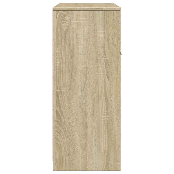 vidaXL Ντουλάπι Μπάνιου Sonoma Δρυς 60 x 33 x 80 εκ. από Επεξ. Ξύλο