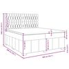vidaXL &Kappa;&rho;&epsilon;&beta;ά&tau;&iota; Boxspring &mu;&epsilon; &Sigma;&tau;&rho;ώ&mu;&alpha; Taupe 200x200 &epsilon;&kappa;. &Upsilon;&phi;&alpha;&sigma;&mu;ά&tau;&iota;&nu;&omicron;