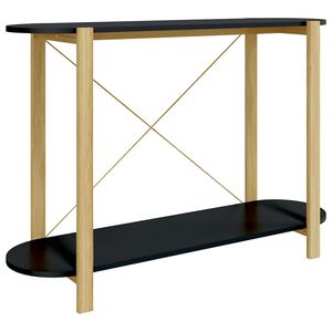 vidaXL &Tau;&rho;&alpha;&pi;έ&zeta;&iota; &Kappa;&omicron;&nu;&sigma;ό&lambda;&alpha; &Mu;&alpha;ύ&rho;&omicron; 110 x 38 x 75 &epsilon;&kappa;. &Epsilon;&pi;&epsilon;&xi;&epsilon;&rho;&gamma;&alpha;&sigma;&mu;έ&nu;&omicron; &Xi;ύ&lambda;&omicron;