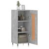 vidaXL Ντουλάπι Γκρι Σκυροδέματος 34,5x34x90 εκ. Επεξεργασμένο Ξύλο