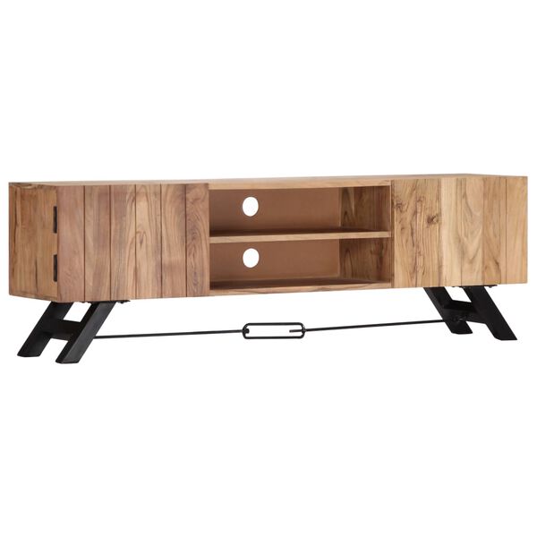 vidaXL Έπιπλο Τηλεόρασης 140 x 30 x 45 εκ. από Μασίφ Ξύλο Ακακίας