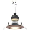 vidaXL Spotlights με προβολείς 6 pcs Χάλκινο 9 x 9 εκ. Μέταλλο