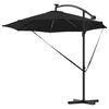 vidaXL Ομπρέλα Cantilever Banana Μαύρο 294 x 294 x 248 cm