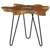 vidaXL &Tau;&rho;&alpha;&pi;&epsilon;&zeta;ά&kappa;&iota; &Sigma;&alpha;&lambda;&omicron;&nu;&iota;&omicron;ύ 70x45 &epsilon;&kappa;. &alpha;&pi;ό &Mu;&alpha;&sigma;ί&phi; &Xi;ύ&lambda;&omicron; Teak / &Sigma;&upsilon;&nu;&theta;. &Rho;&eta;&tau;ί&nu;&eta;
