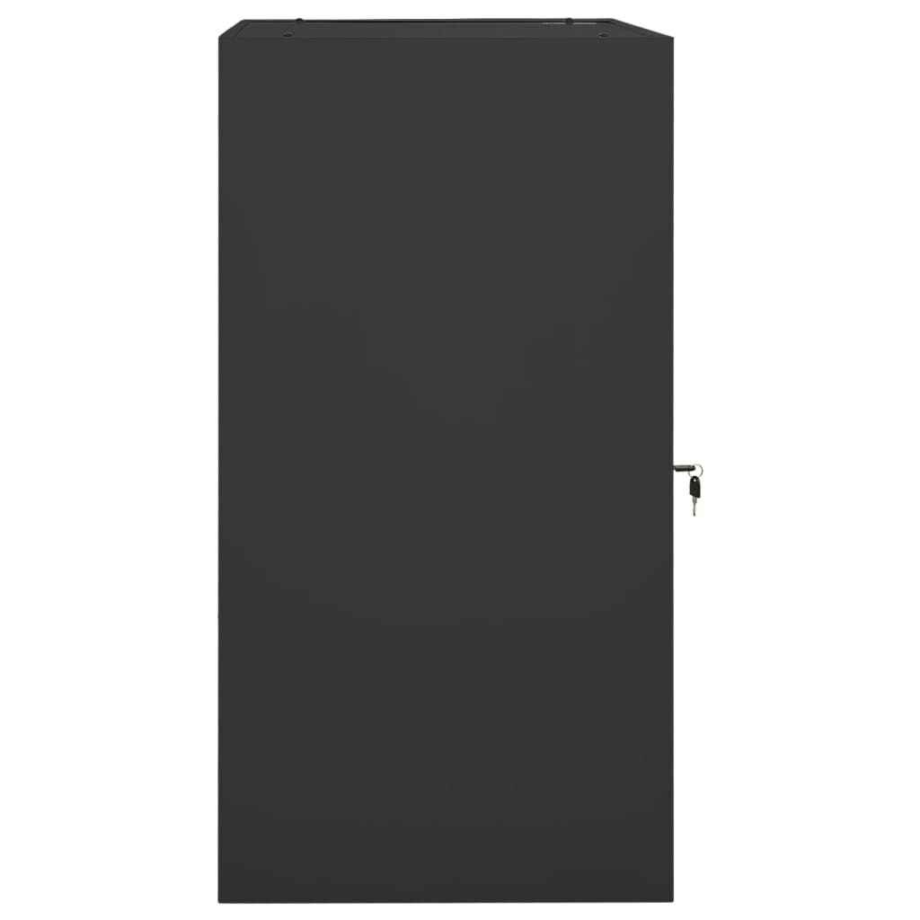 vidaXL Ντουλάπα για Σέλα Ανθρακί 53 x 53 x 105 εκ. Ατσάλινη