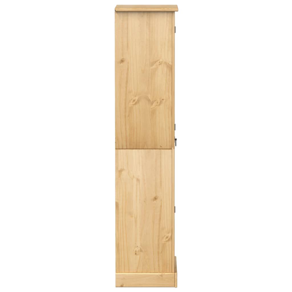 vidaXL Ντουλάπα Corona 55x38x170 εκ. από Μασίφ Ξύλο Πεύκου