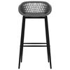 vidaXL Καρέκλες Μπαρ 4 τεμ. Γκρι