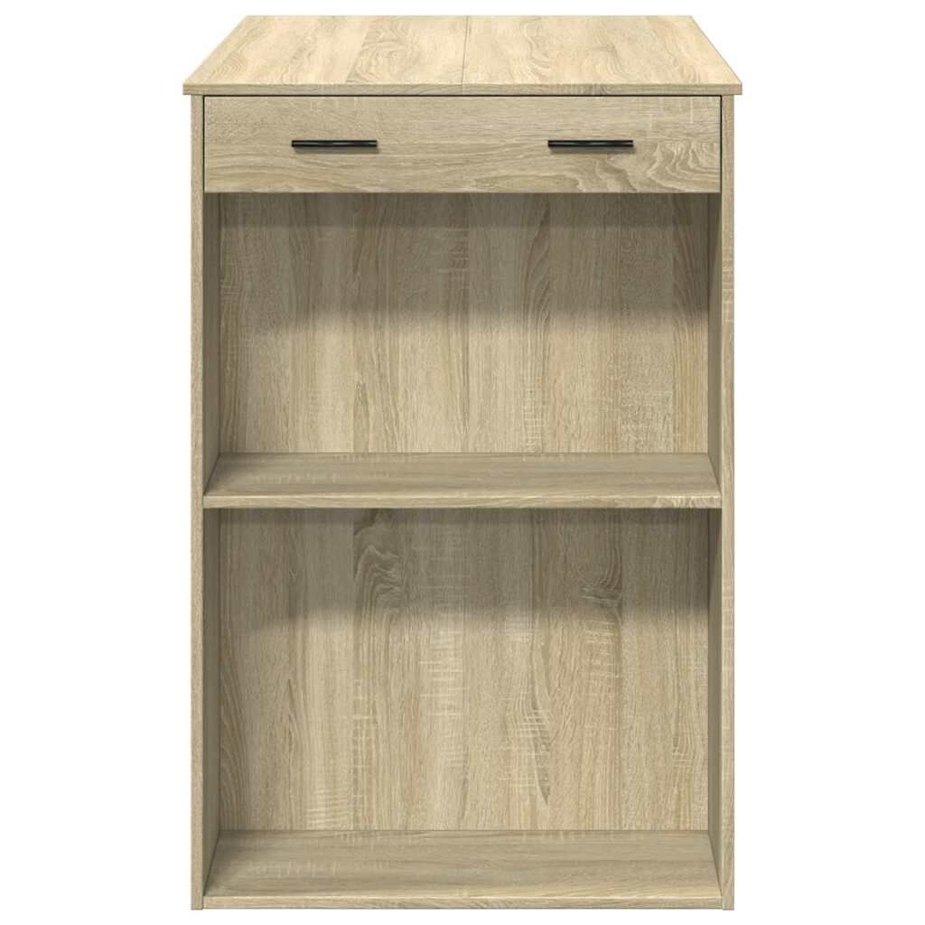 vidaXL Τραπέζι Μπαρ Sonoma Δρυς 102x70x103,5 εκ. Επεξεργ. Ξύλο
