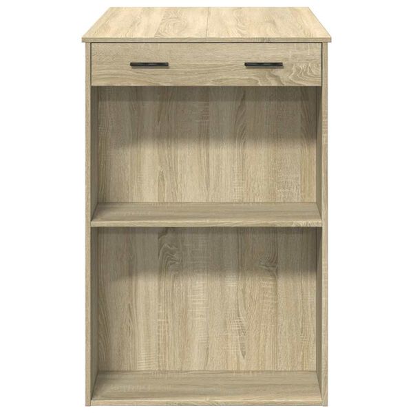 vidaXL Τραπέζι Μπαρ Sonoma Δρυς 102x70x103,5 εκ. Επεξεργ. Ξύλο