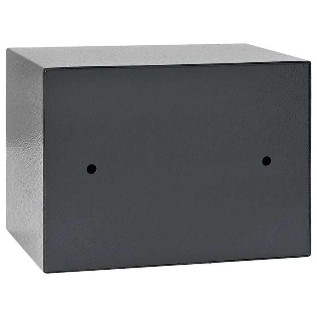 vidaXL Ψηφιακό χρηματοκιβώτιο Σκούρο Γκρι 23x17x17 εκ Ατσάλι