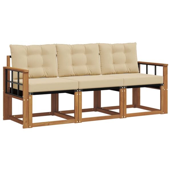 vidaXL &Sigma;&epsilon;&iota;&rho;ά &Kappa;&alpha;&nu;&alpha;&pi;έ &Epsilon;&xi;&omega;&tau;&epsilon;&rho;&iota;&kappa;&omicron;ύ &mu;&epsilon; &mu;&alpha;&xi;&iota;&lambda;ά&rho;&iota; 3 pcs &Phi;&upsilon;&sigma;&iota;&kappa;ό &kappa;&alpha;&iota; &Mu;&pi;&epsilon;&zeta;