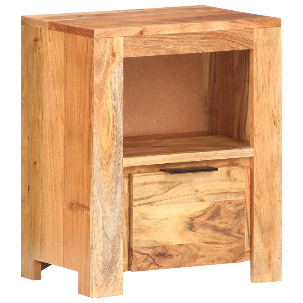 vidaXL Κομοδίνο 40 x 30 x 50 εκ. από Μασίφ Ξύλο Ακακίας