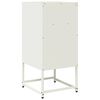 vidaXL Κομοδίνο λευκό 36x39x78 cm από χάλυβα ψυχρής έλασης