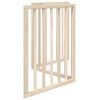 vidaXL Πόρτα Σκύλου Πτυσσόμενη 3 Πάνελ 150 εκ. από Ξύλο Λεύκας