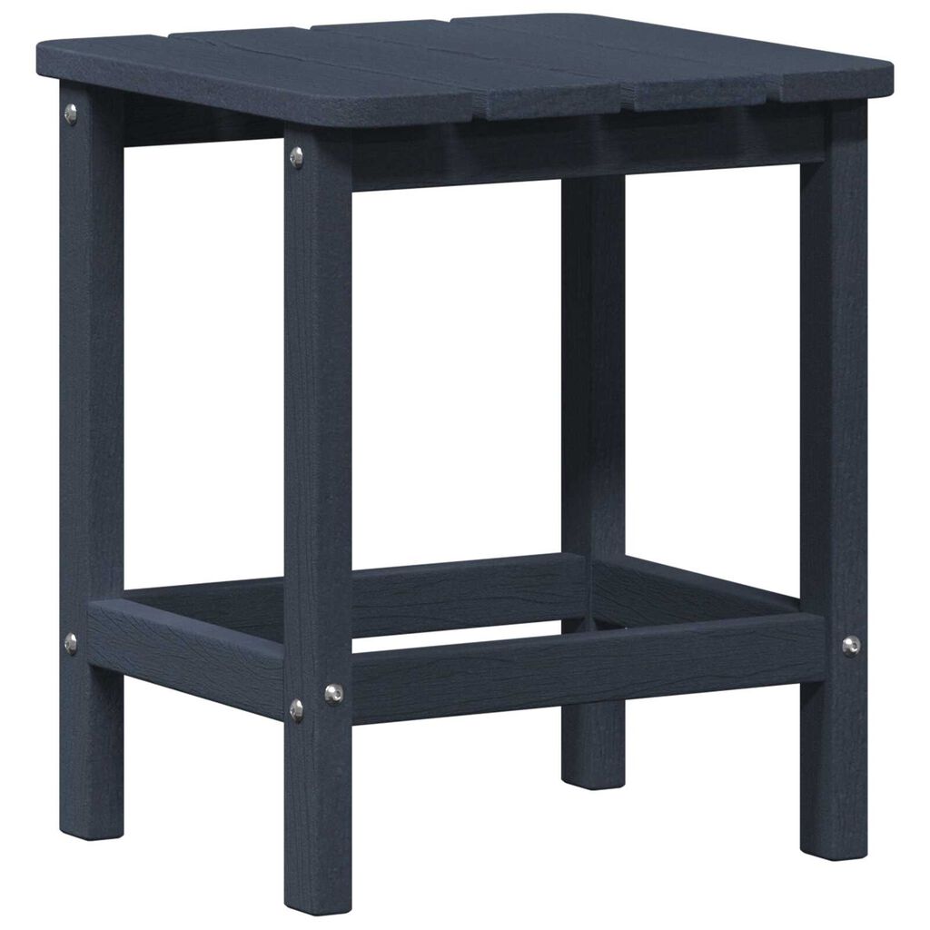 vidaXL Τραπέζι Adirondack Ναυτικό Μπλε 38x38x46 εκ. HDPE
