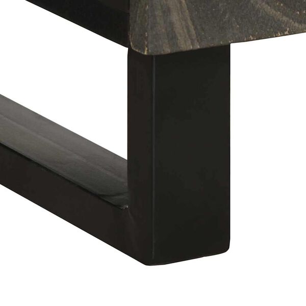 vidaXL Σκευοθήκη μαύρο 40x33x75 cm μασίφ ξύλο Μάνγκο