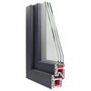 vidaXL Παράθυρο Υπογείου "RISOR" 60x80 εκ. Ανακλινόμενο & Περιστρεφόμενο DIN Αριστερό Ανθρακί