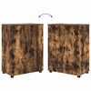vidaXL Σετ Επίπλων Μπάνιου 4 pcs Καπνιστή δρυς 61 x 35 x 64 εκ.