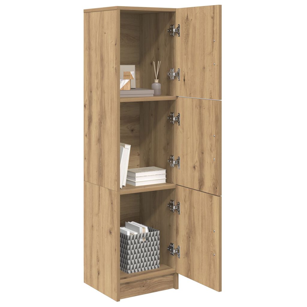 vidaXL Artisan Oak Sideboard Artisan oak Επεξεργασμένο Ξύλο Μεγάλο