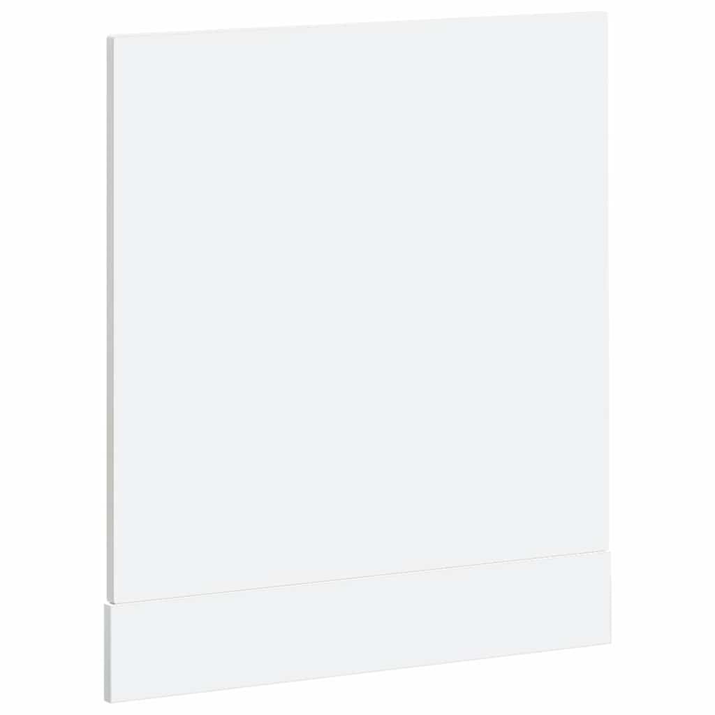 vidaXL Πίνακας πλυντηρίου πιάτων "Kalmar" High Gloss White 60x1,5x67cm