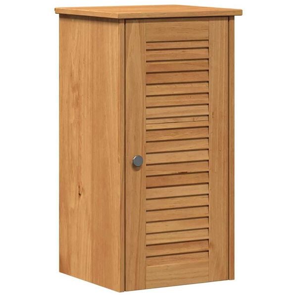 vidaXL Σετ Επίπλων Μπάνιου με ράφι 2 pcs Καφέ και Καραμέλα καφέ