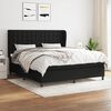vidaXL &Kappa;&rho;&epsilon;&beta;ά&tau;&iota; Boxspring &mu;&epsilon; &Sigma;&tau;&rho;ώ&mu;&alpha; &Mu;&alpha;ύ&rho;&omicron; 180x200 &epsilon;&kappa;. &Upsilon;&phi;&alpha;&sigma;&mu;ά&tau;&iota;&nu;&omicron;