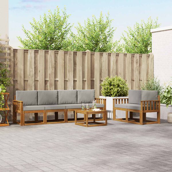 vidaXL &Sigma;&epsilon;&iota;&rho;ά &Kappa;&alpha;&nu;&alpha;&pi;έ &Epsilon;&xi;&omega;&tau;&epsilon;&rho;&iota;&kappa;&omicron;ύ 7 pcs &Phi;&upsilon;&sigma;&iota;&kappa;ό &kappa;&alpha;&iota; &Alpha;&nu;&omicron;&iota;&chi;&tau;ό &Gamma;&kappa;&rho;&iota;