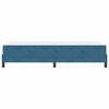 vidaXL Κρεβάτι box spring με στρώμα Σκούρο Μπλε 90 x 200 cm Βελούδο
