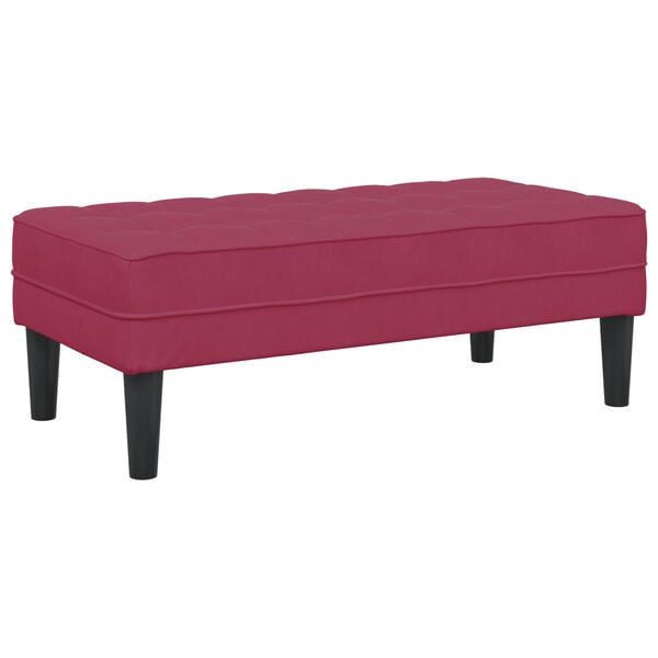 vidaXL Σετ Καναπέ 2 pcs Μπορντό 173 x 131 x 67 εκ Βελούδο