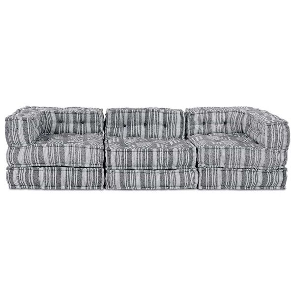 vidaXL Μαξιλάρι 3 pcs Ανοιχτό γκρι 70 x 70 x 54 εκ Πολυεστέρας