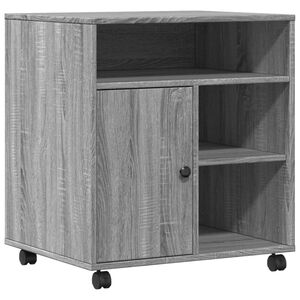 vidaXL &Beta;ά&sigma;&eta; &Epsilon;&kappa;&tau;&upsilon;&pi;&omega;&tau;ή &mu;&epsilon; &Rho;ό&delta;&epsilon;&sigmaf; &Gamma;&kappa;&rho;&iota; Sonoma 60x50x67 &epsilon;&kappa;.