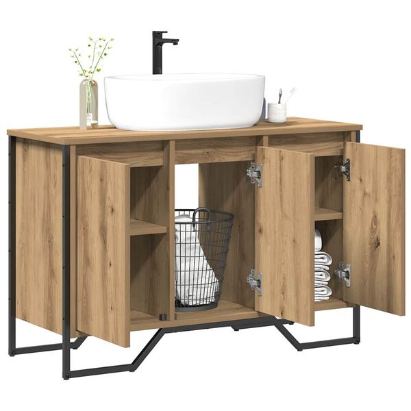 vidaXL Ντουλάπι Λεκάνης Artisan Oak 91 x 35 x 60 εκ Επεξεργασμένο ξύλο