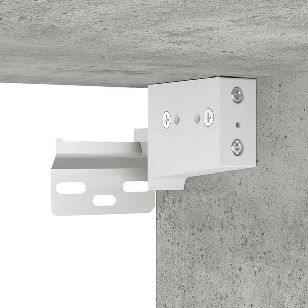 vidaXL Παπουτσοθήκη Γκρι Σκυροδέματος 60 x 35 x 70 εκ. από Επεξ. Ξύλο