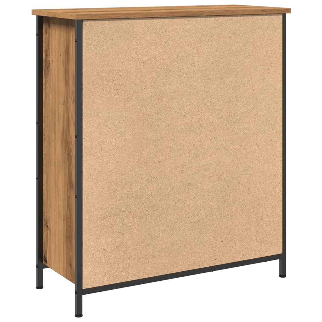 vidaXL Ντουλάπι Αρτισιανή Δρυς 70 x 30 x 80 εκ. από Επεξεργ. Ξύλο