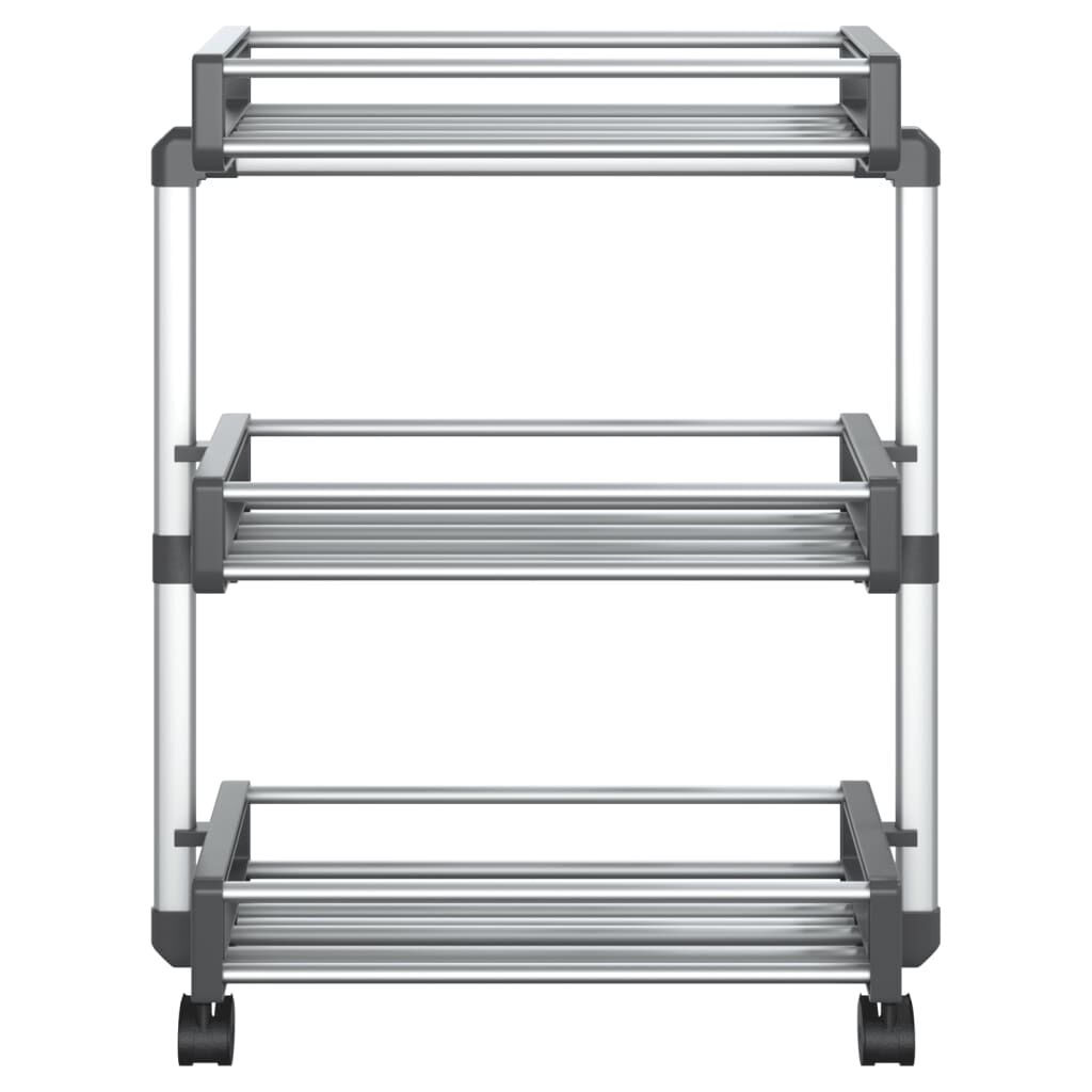 vidaXL Τρόλει Αποθήκευσης 59 x 20 x 75 εκ. από Αλουμίνιο