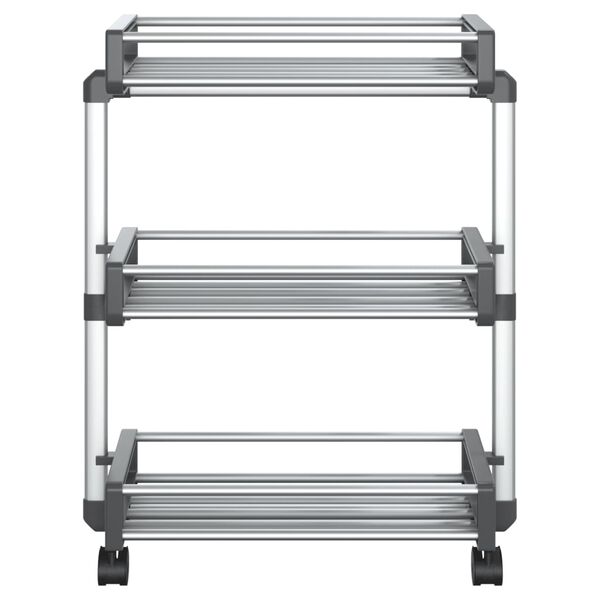 vidaXL Τρόλει Αποθήκευσης 59 x 20 x 75 εκ. από Αλουμίνιο