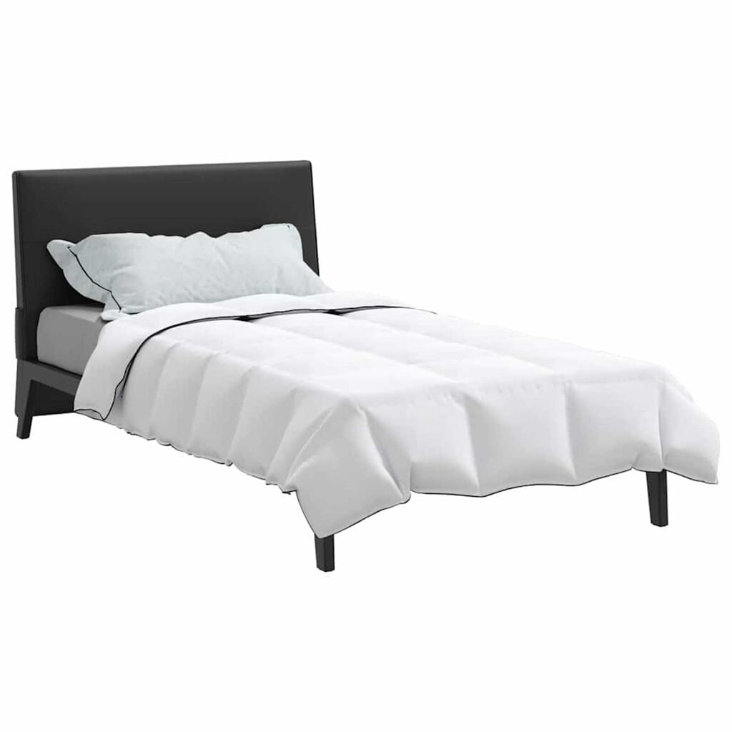 vidaXL Χειμερινό Παπλωματοθήκη Λευκό 155 x 200 εκ. Πούπουλο