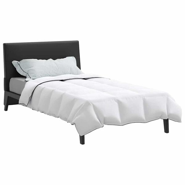 vidaXL Χειμερινό Παπλωματοθήκη Λευκό 155 x 200 εκ. Πούπουλο