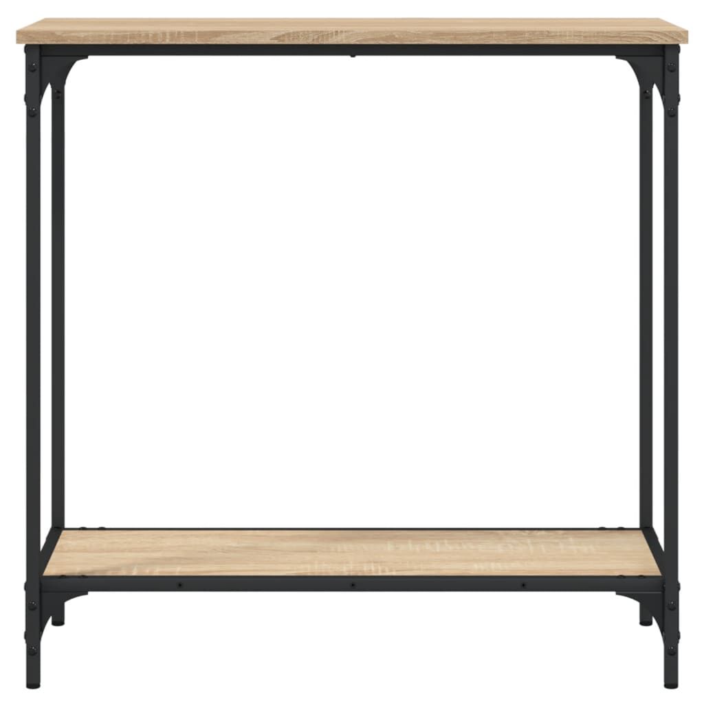 vidaXL Τραπέζι Κονσόλα Sonoma Δρυς 75 x 30,5 x 75 εκ. Επεξεργ. Ξύλο
