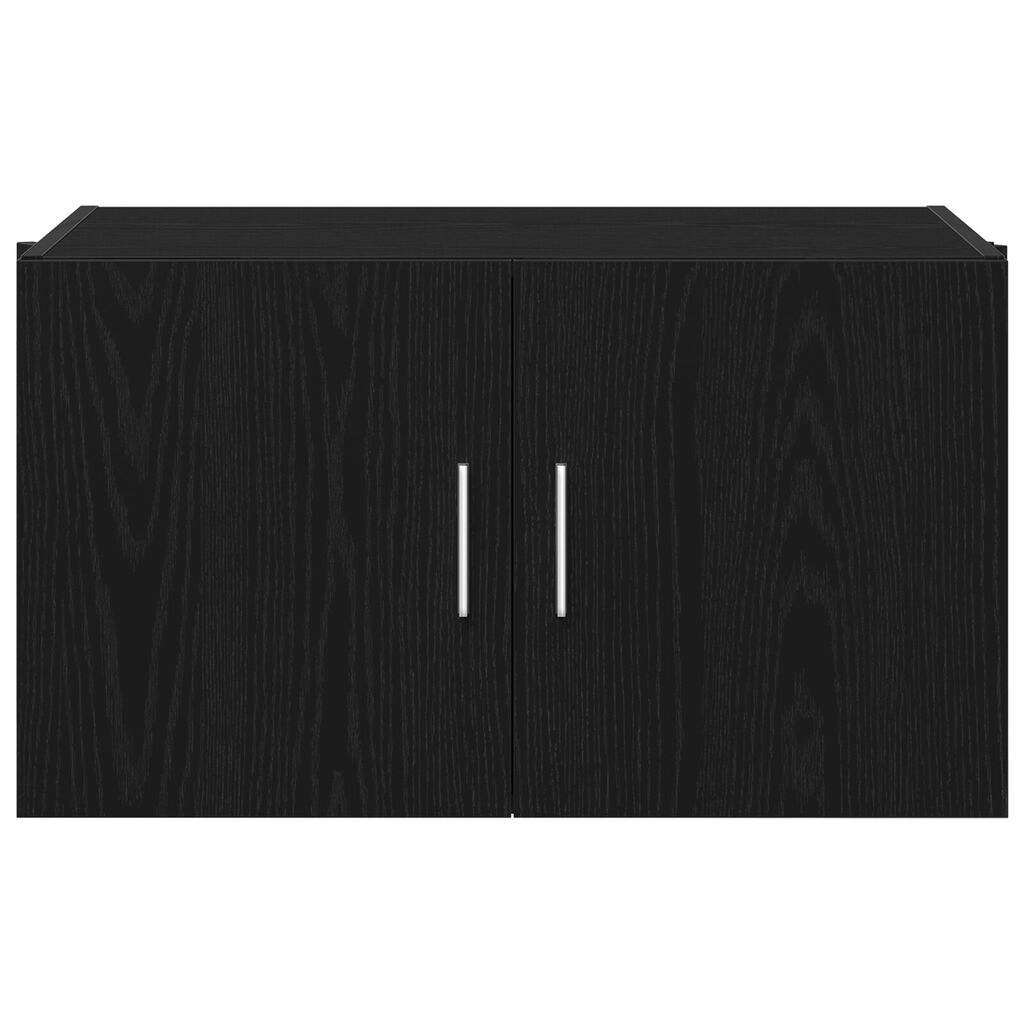 vidaXL Ντουλάπι Τοίχου Μαύρο Δρυς 70x42,5x40 εκ Επεξεργασμένο Ξύλο