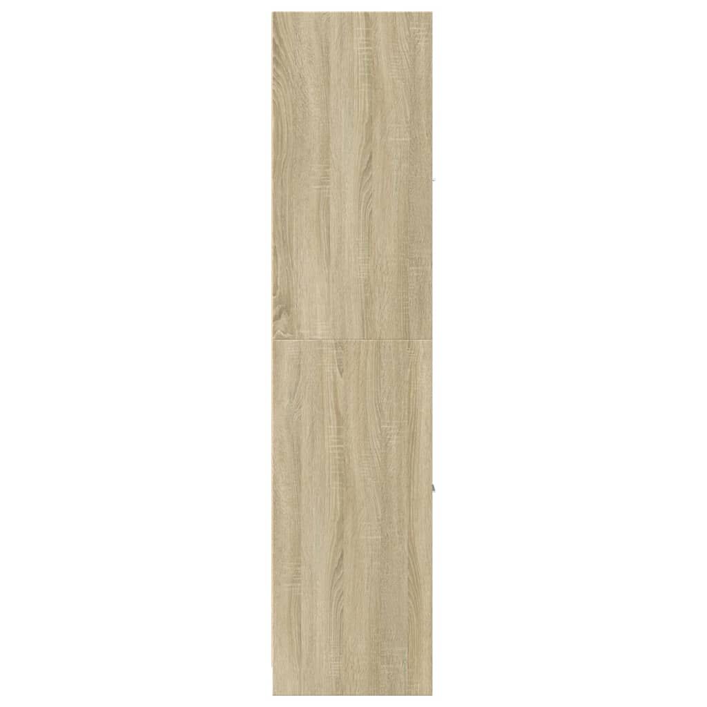 vidaXL Συρταριέρα Γενικής Χρήσης Sonoma Δρυς 30x41x174,5εκ Επεξ. Ξύλο