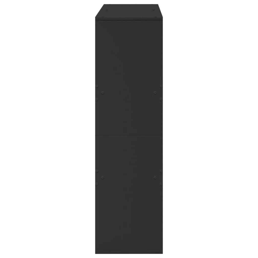 vidaXL Βιβλιοθήκη/Διαχωριστικό Χώρου Μαύρη 100x33x115 εκ. Επεξ. Ξύλο